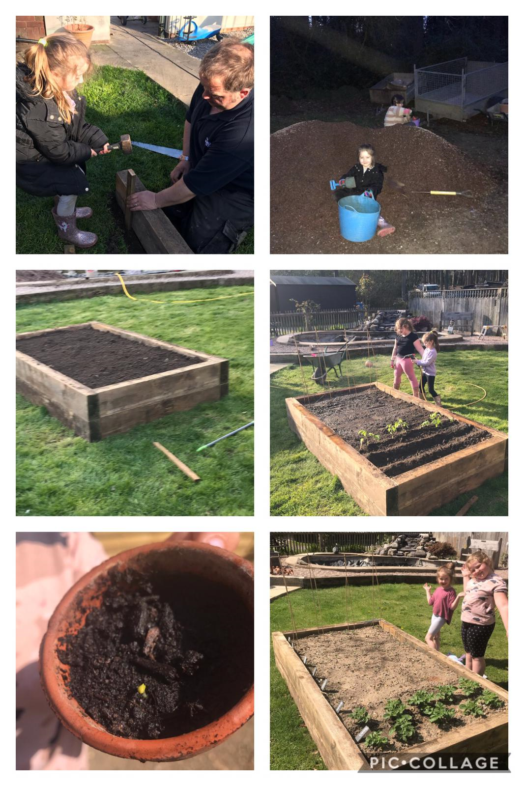 Gardening with the family