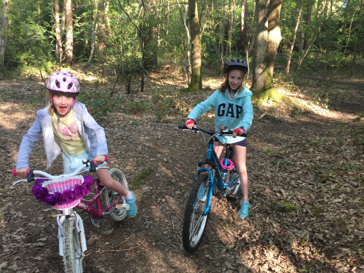 Bike rides with the family