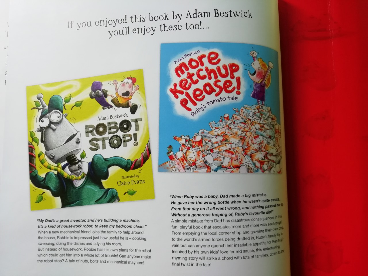 Other books written by Adam Bestwick.